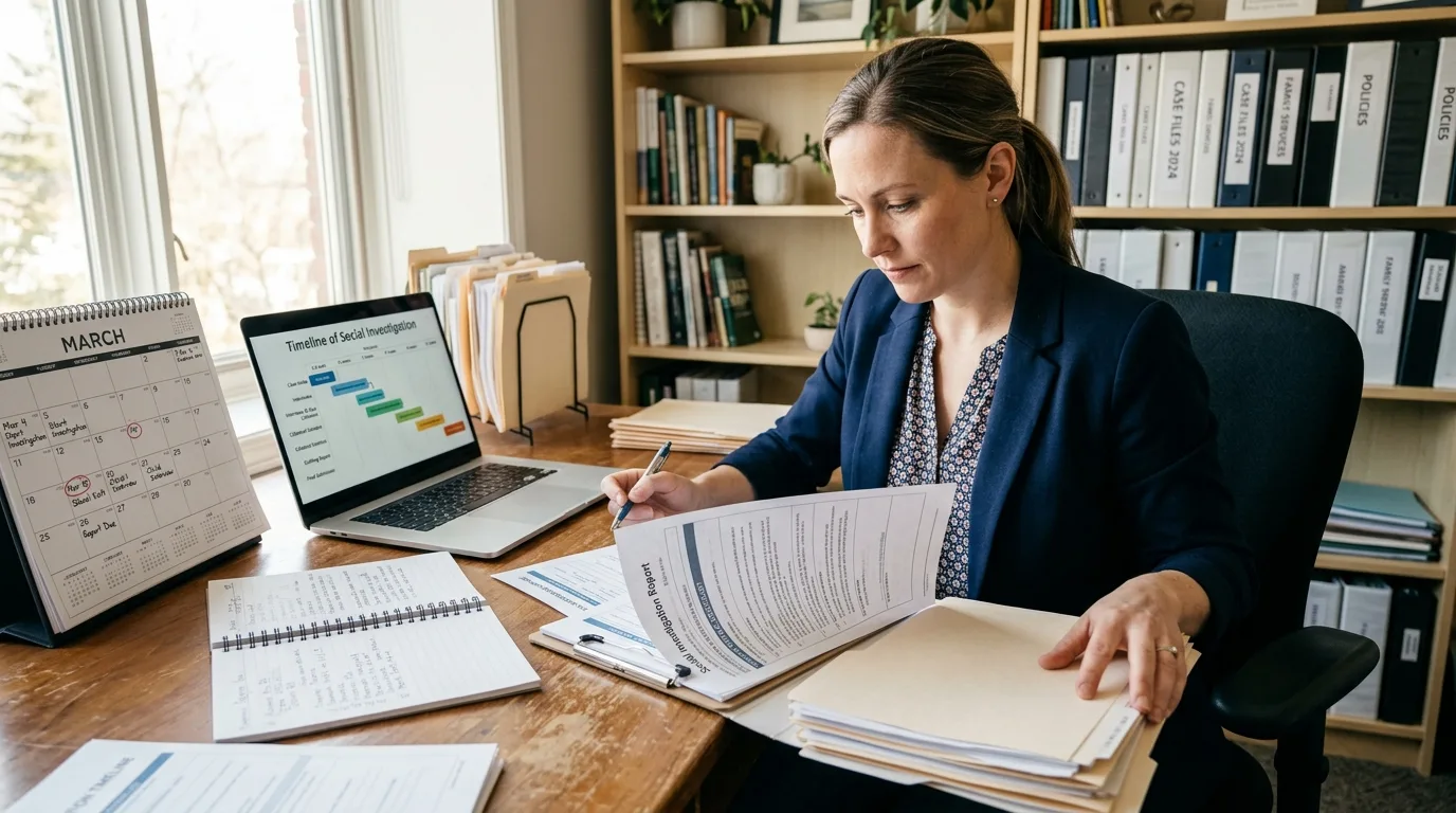 découvrez la durée typique d'une enquête sociale, les délais à prévoir et les principales étapes pour mieux comprendre ce processus essentiel.