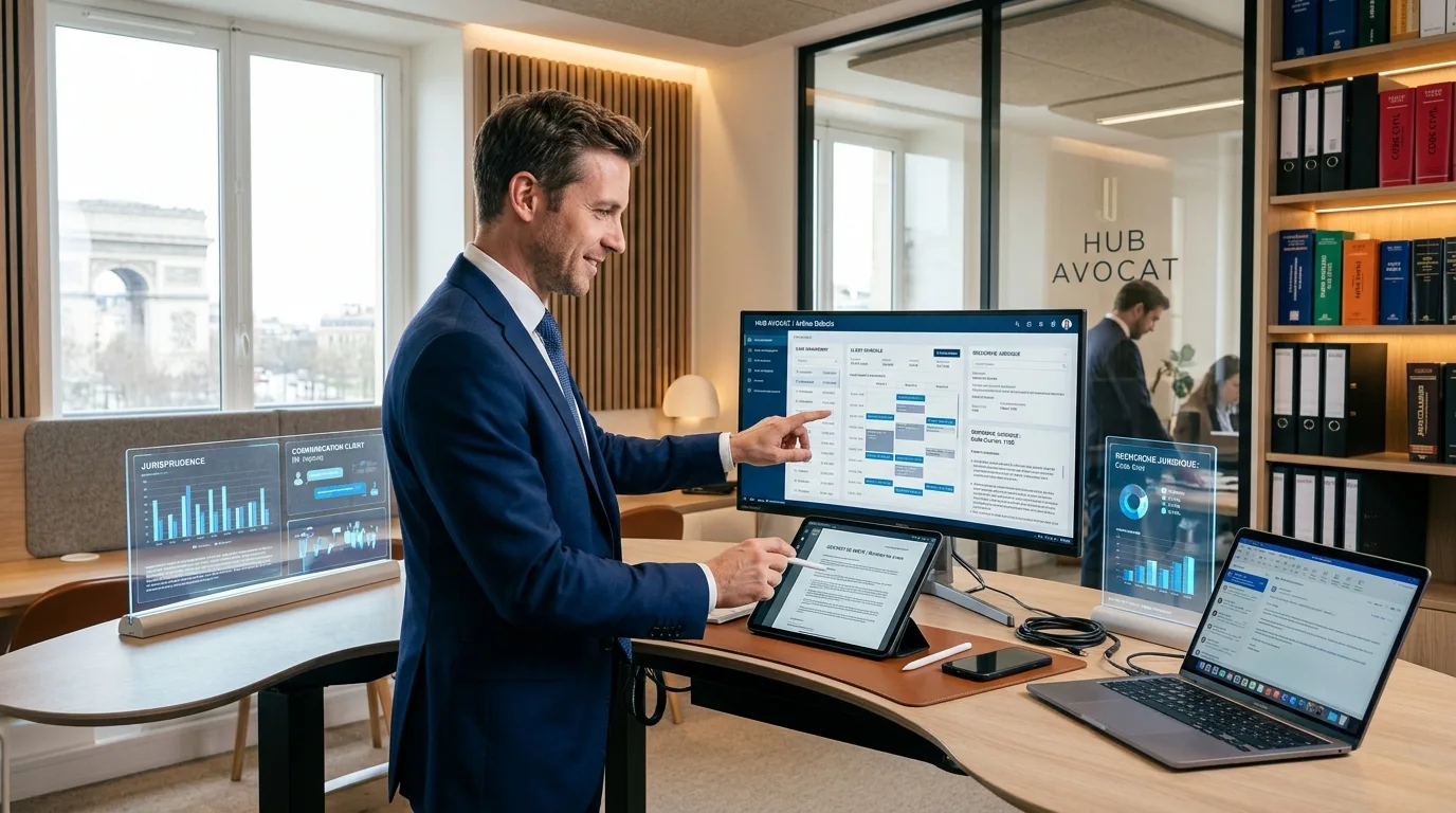 découvrez hub avocat, la solution numérique innovante conçue pour simplifier et optimiser la pratique juridique au quotidien des professionnels du droit.